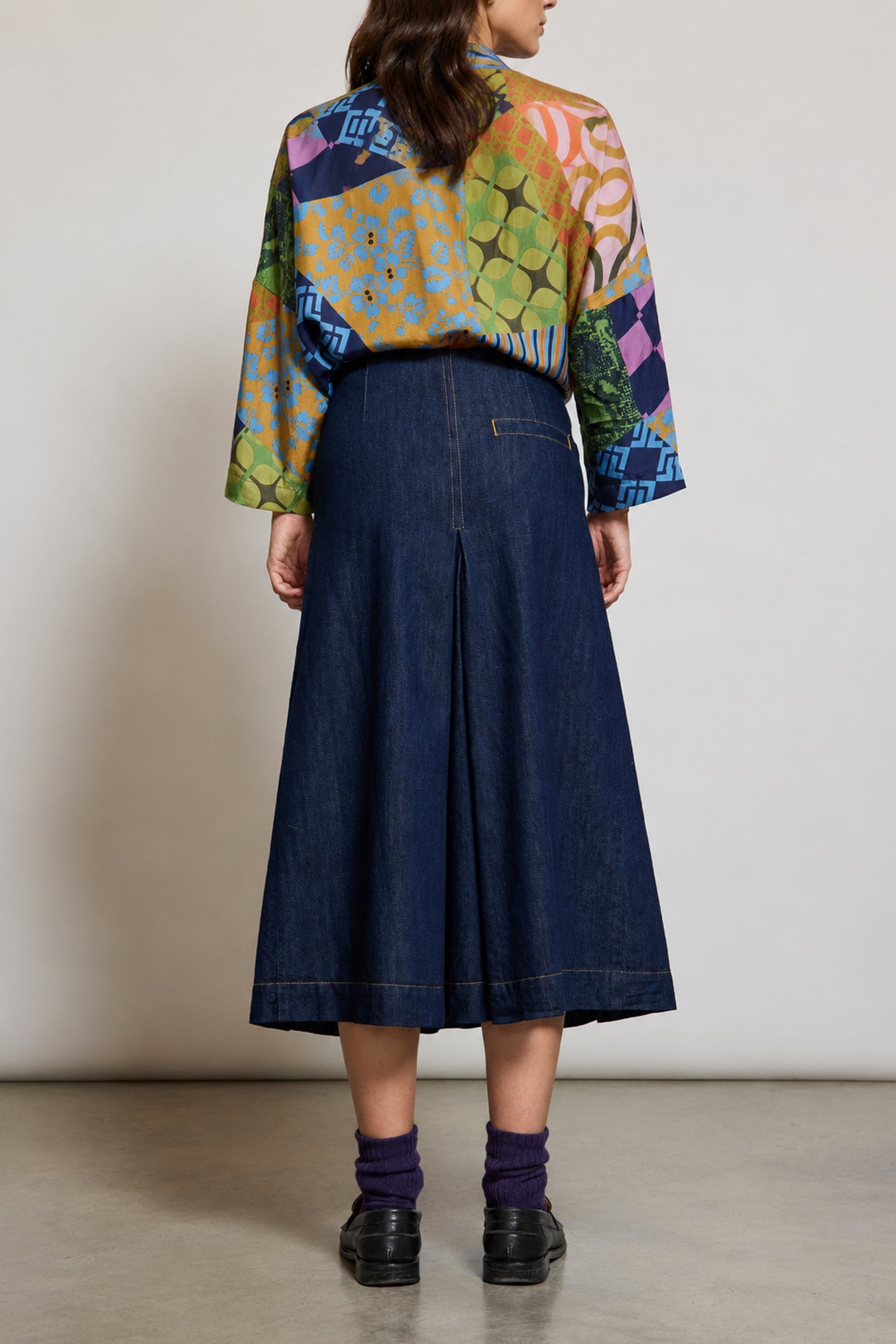 JUPE EN JEAN BLEUE