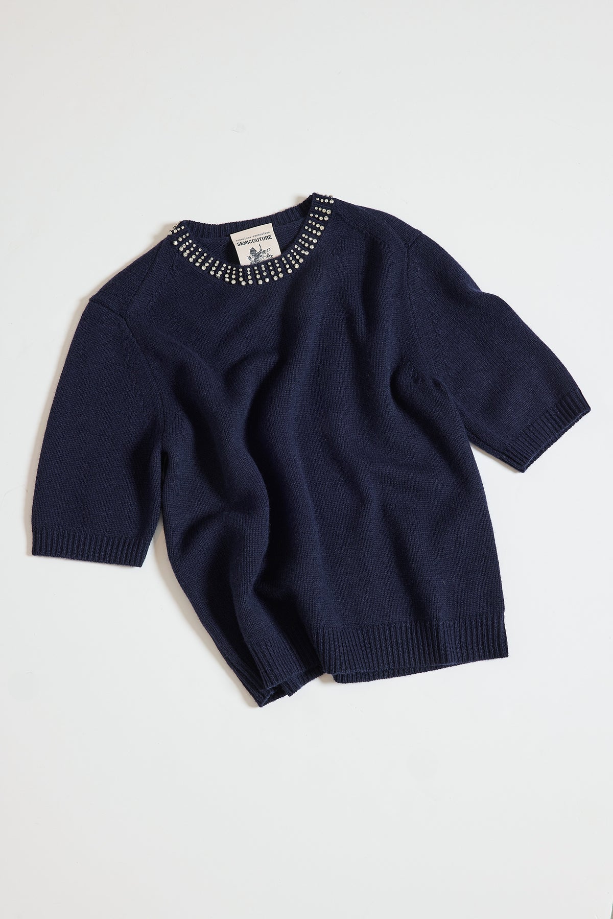 STRASS SWEATER NAVY