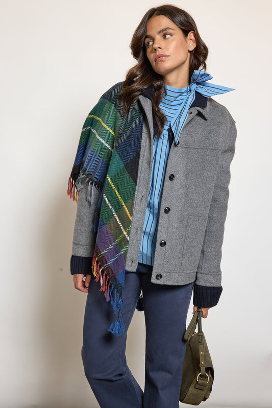 WORKER JACKET GREY