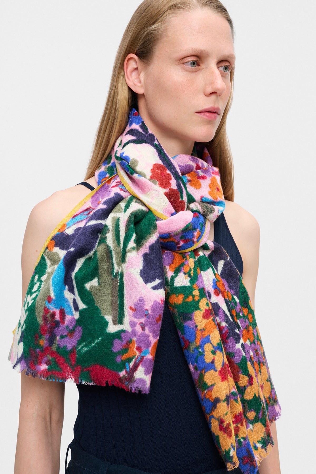 SCARF GARDEN PINK