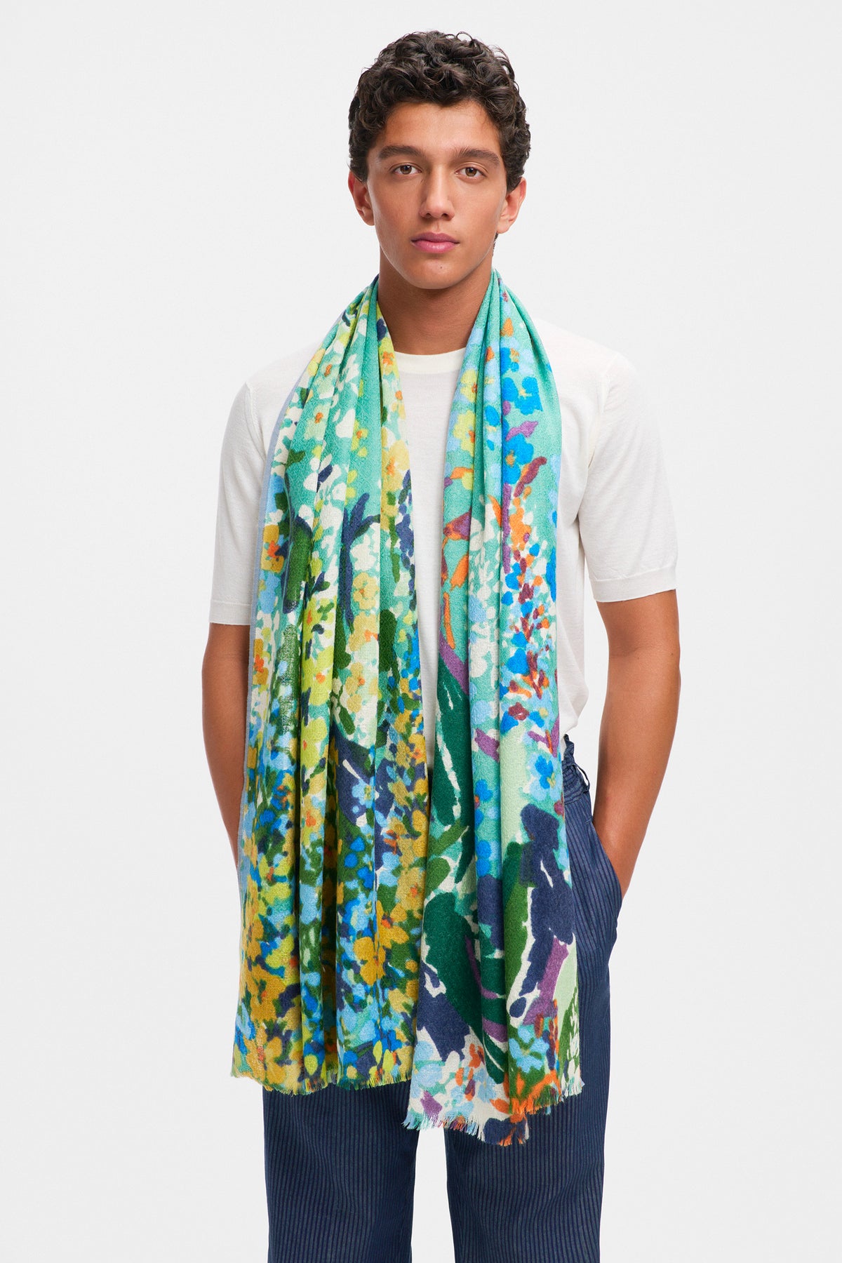 SCARF GARDEN GREEN