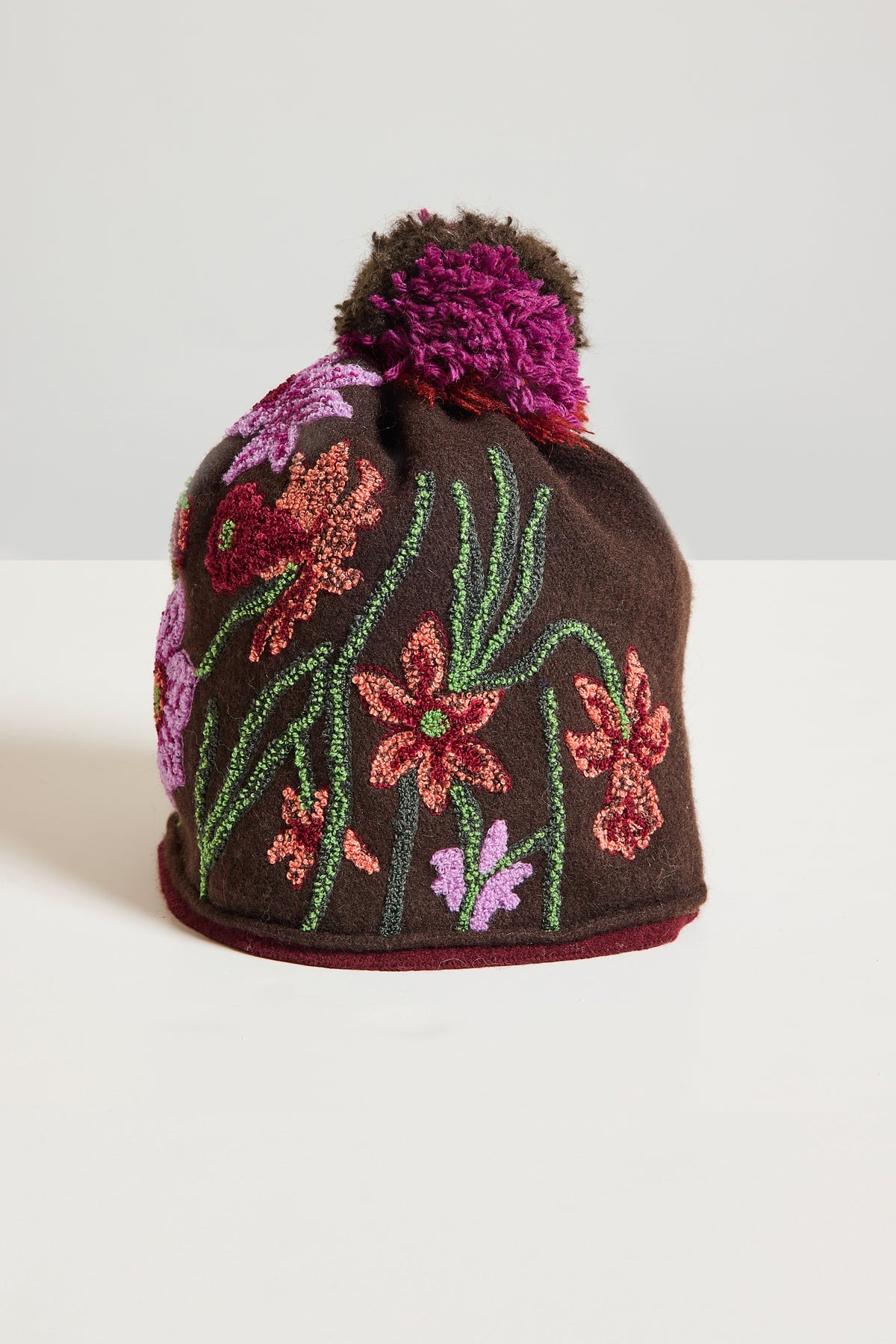 EMBROIDERED WOOL HAT COCO