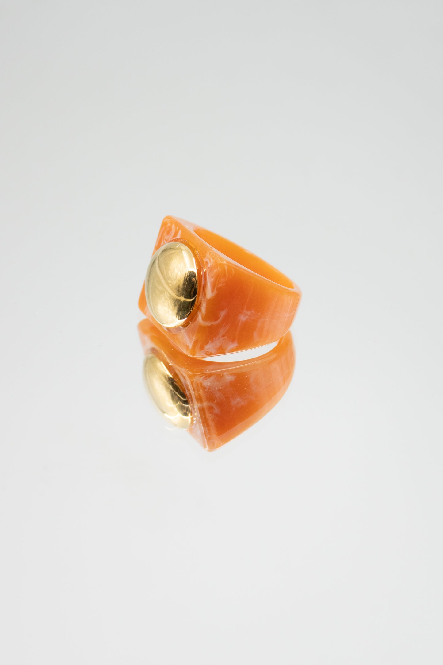 BAGUE UNO ABRICOT OR