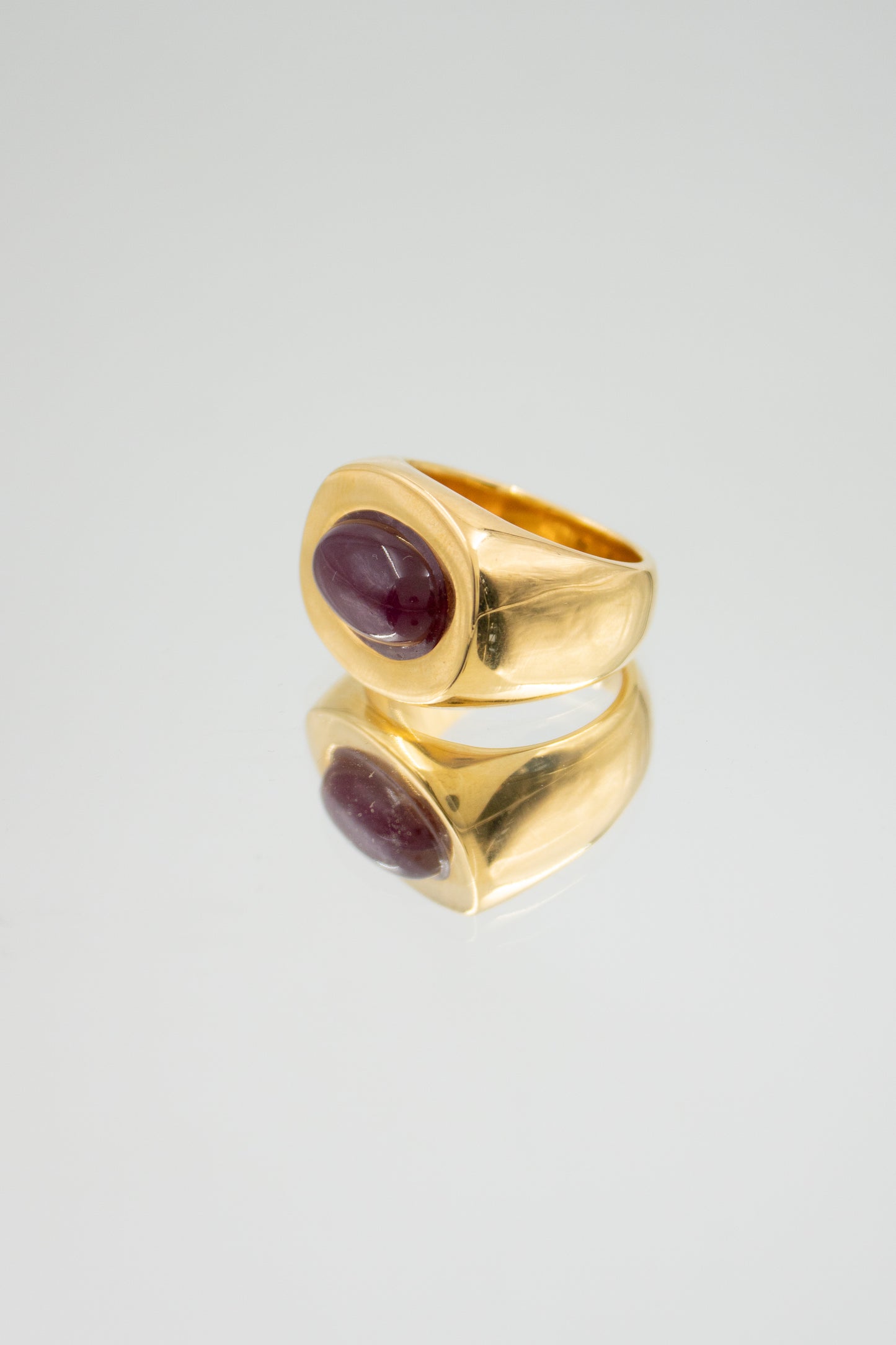 BAGUE UNO OR QUARTZ ROSE