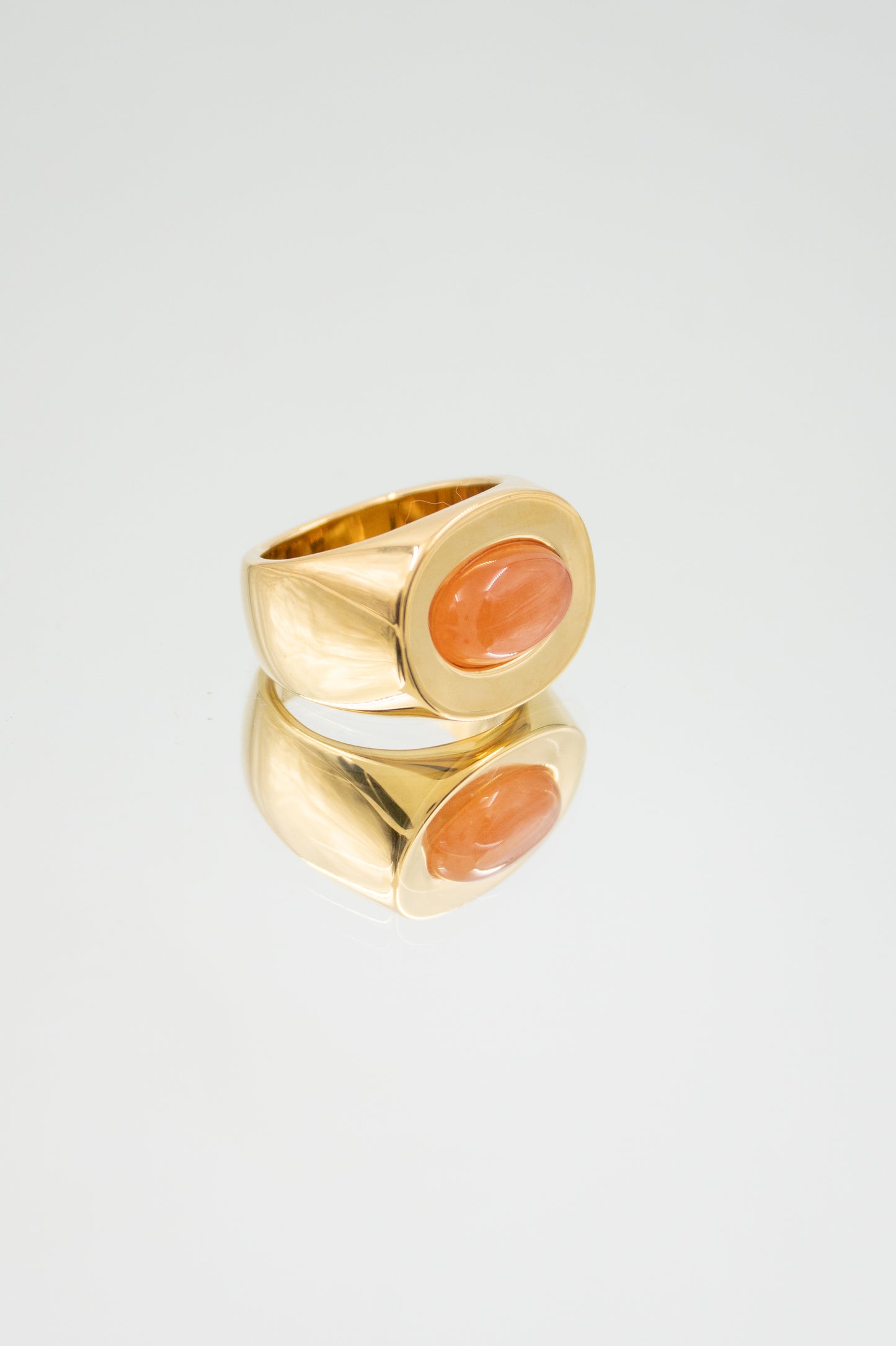 BAGUE UNO OR QUARTZ ORANGE