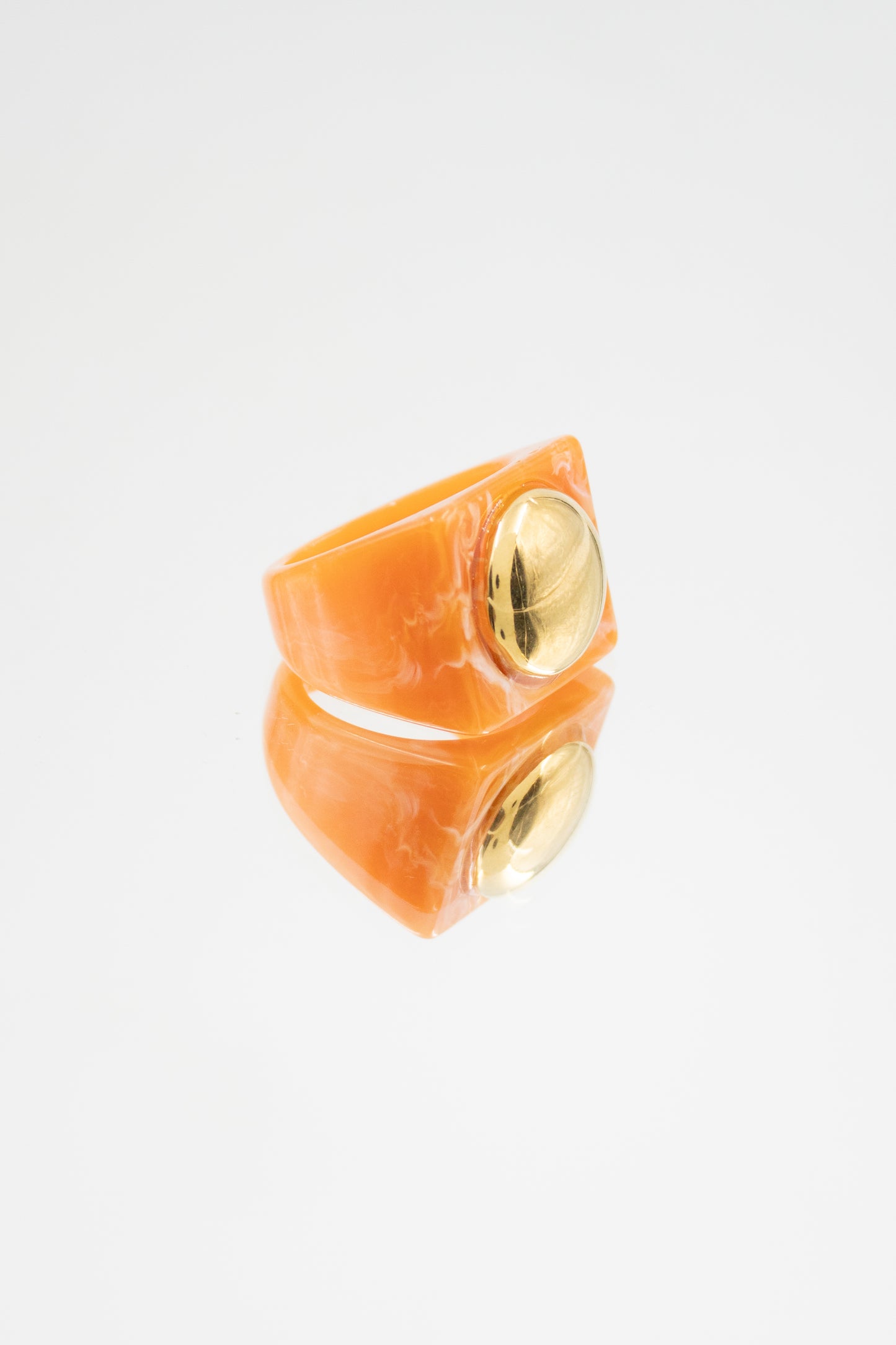 BAGUE UNO ABRICOT OR