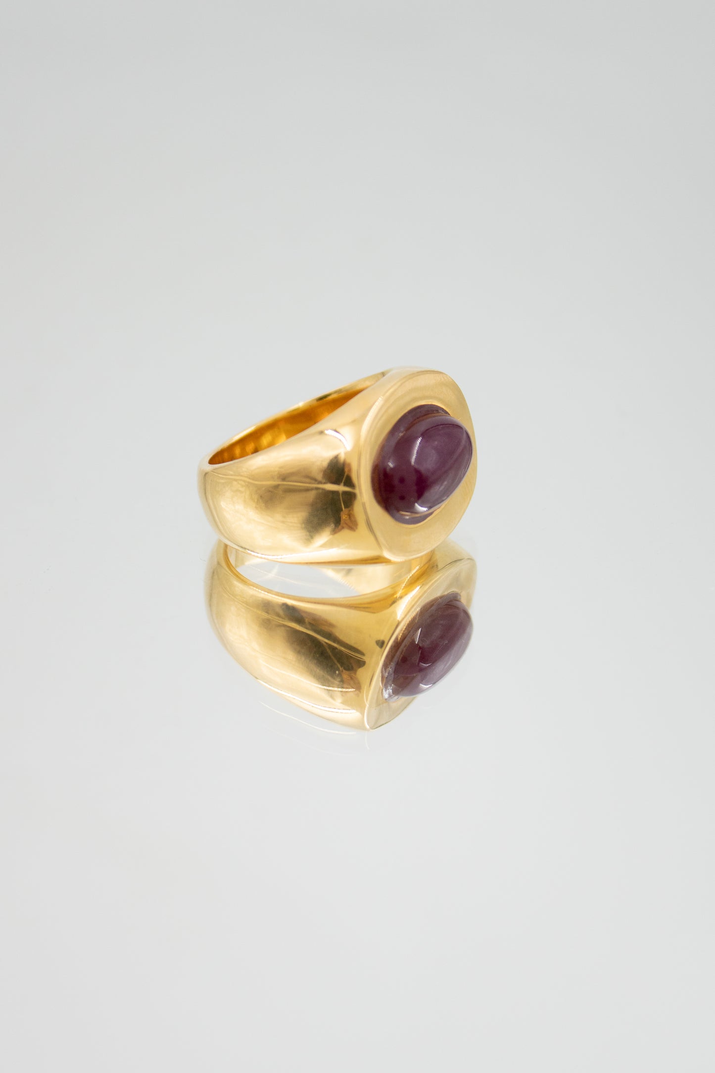 BAGUE UNO OR QUARTZ ROSE