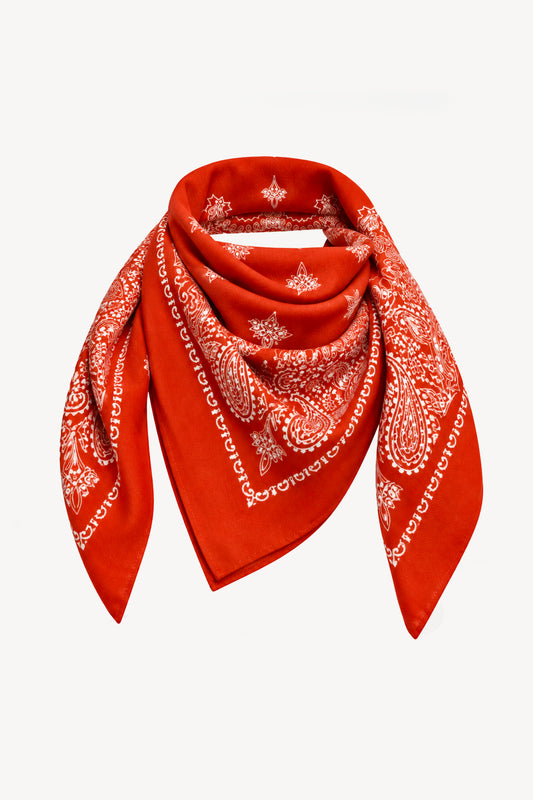 WOOL BANDANA PUMPKIN