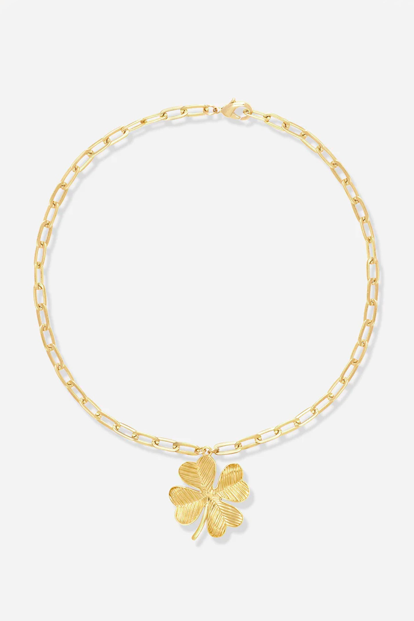 COLLIER TREFLE OR