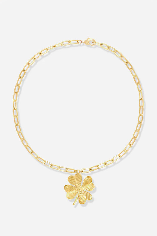 COLLIER TREFLE OR