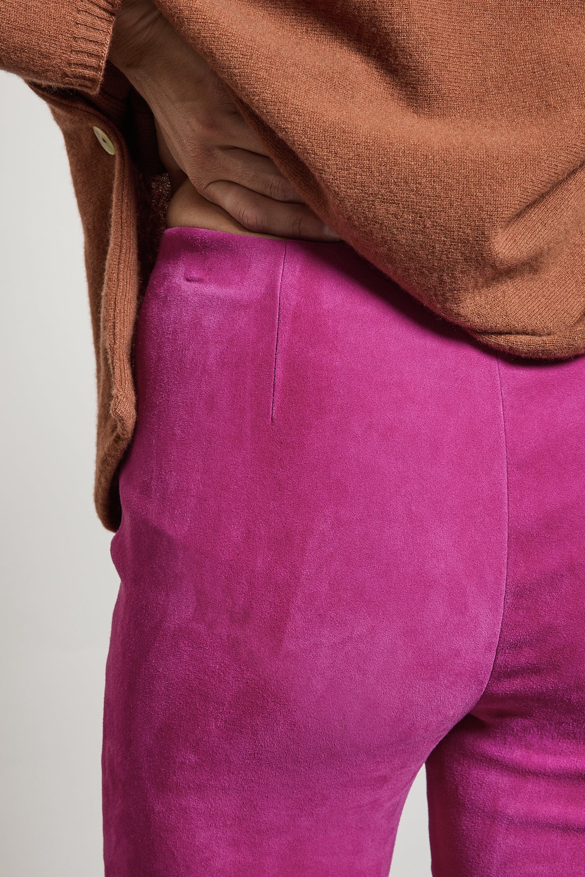PANTALON EN PEAU STRETCH