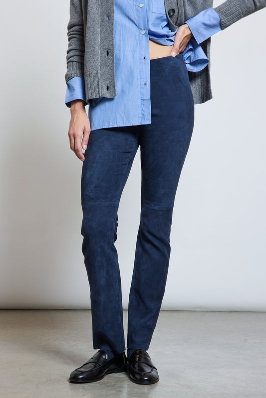 PANTALON EN PEAU STRETCH