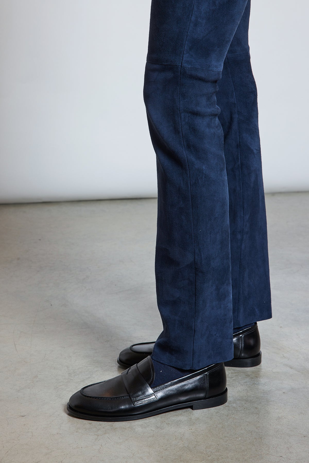 PANTALON EN PEAU STRETCH