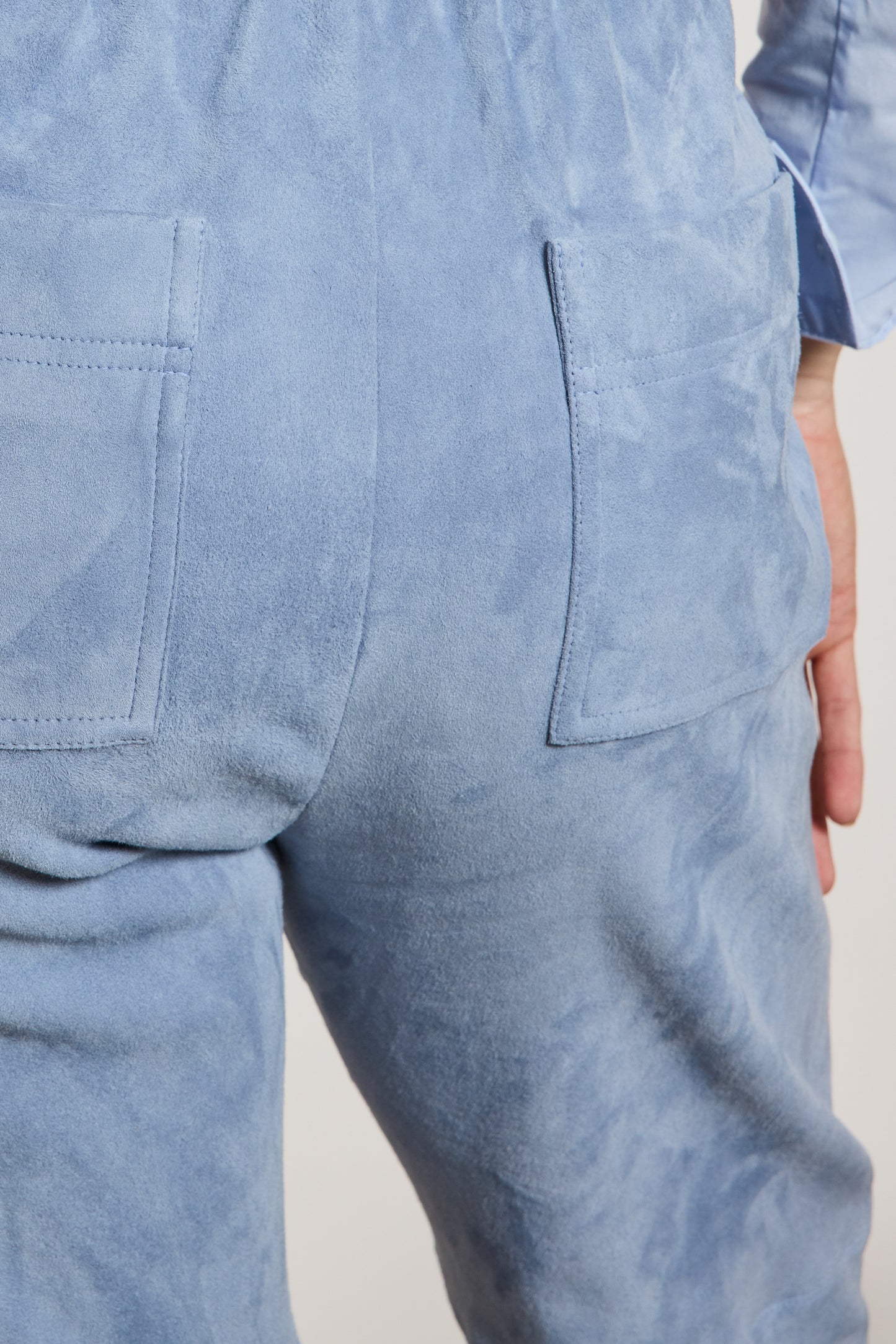 PANTALON EN PEAU STRETCH HORIZON