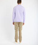 POLO MANCHES LONGUES LILAS