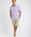 SHORT SLEEVES POLO LILAC