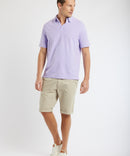 SHORT SLEEVES POLO LILAC