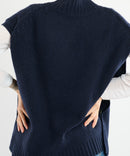 CASHMERE CHASUBLE NAVY