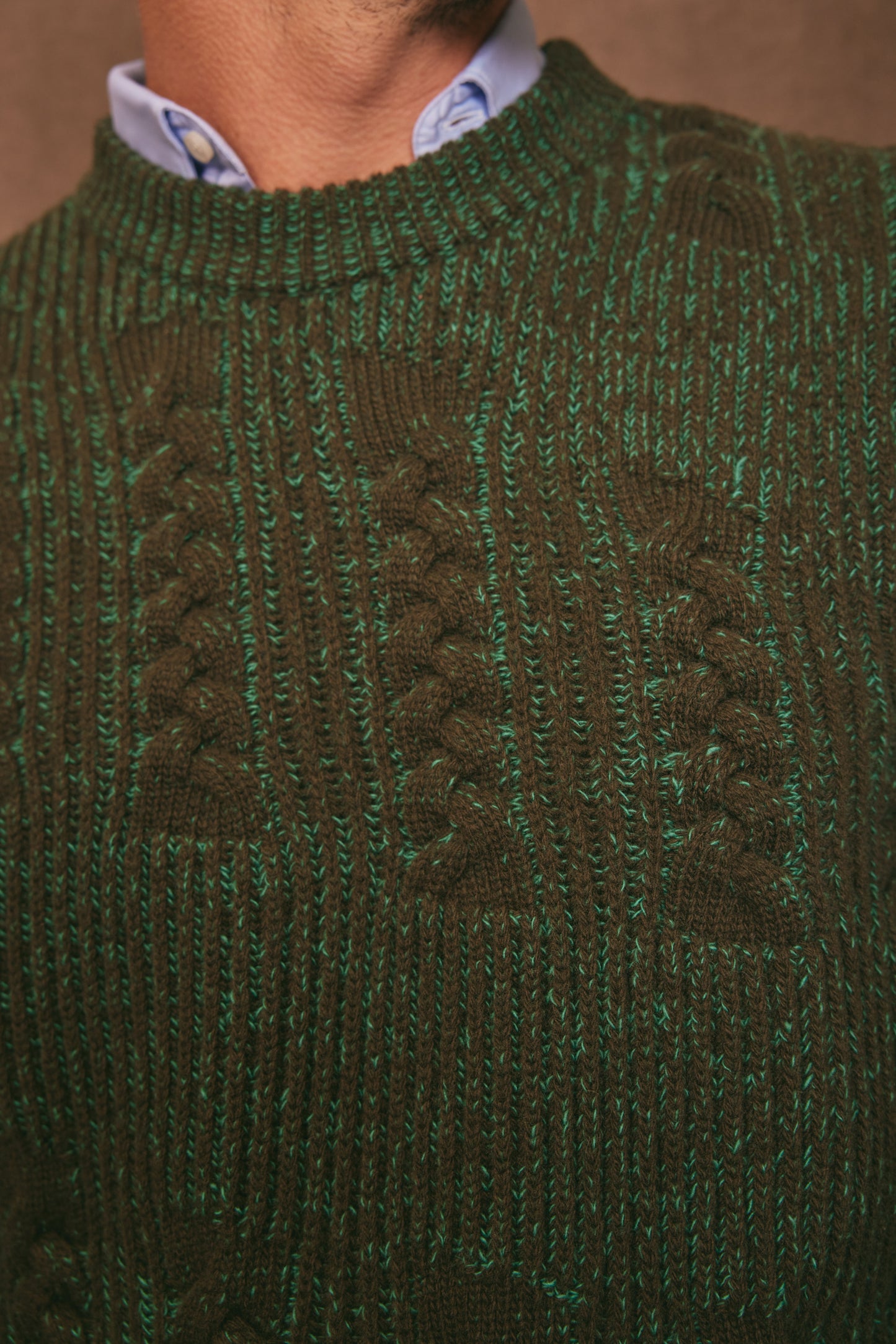 PULL TRESSÉ MILITAIRE