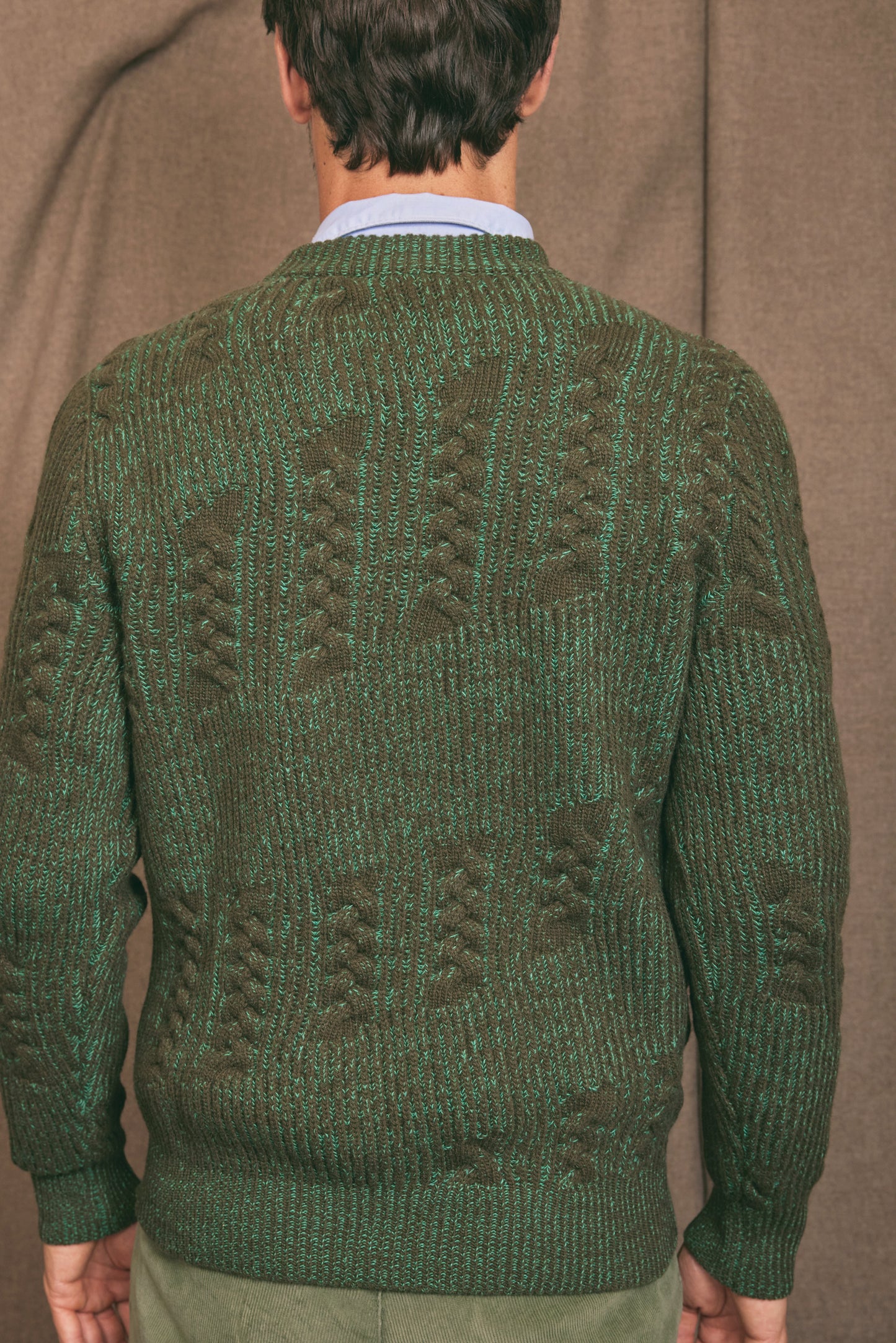 PULL TRESSÉ MILITAIRE