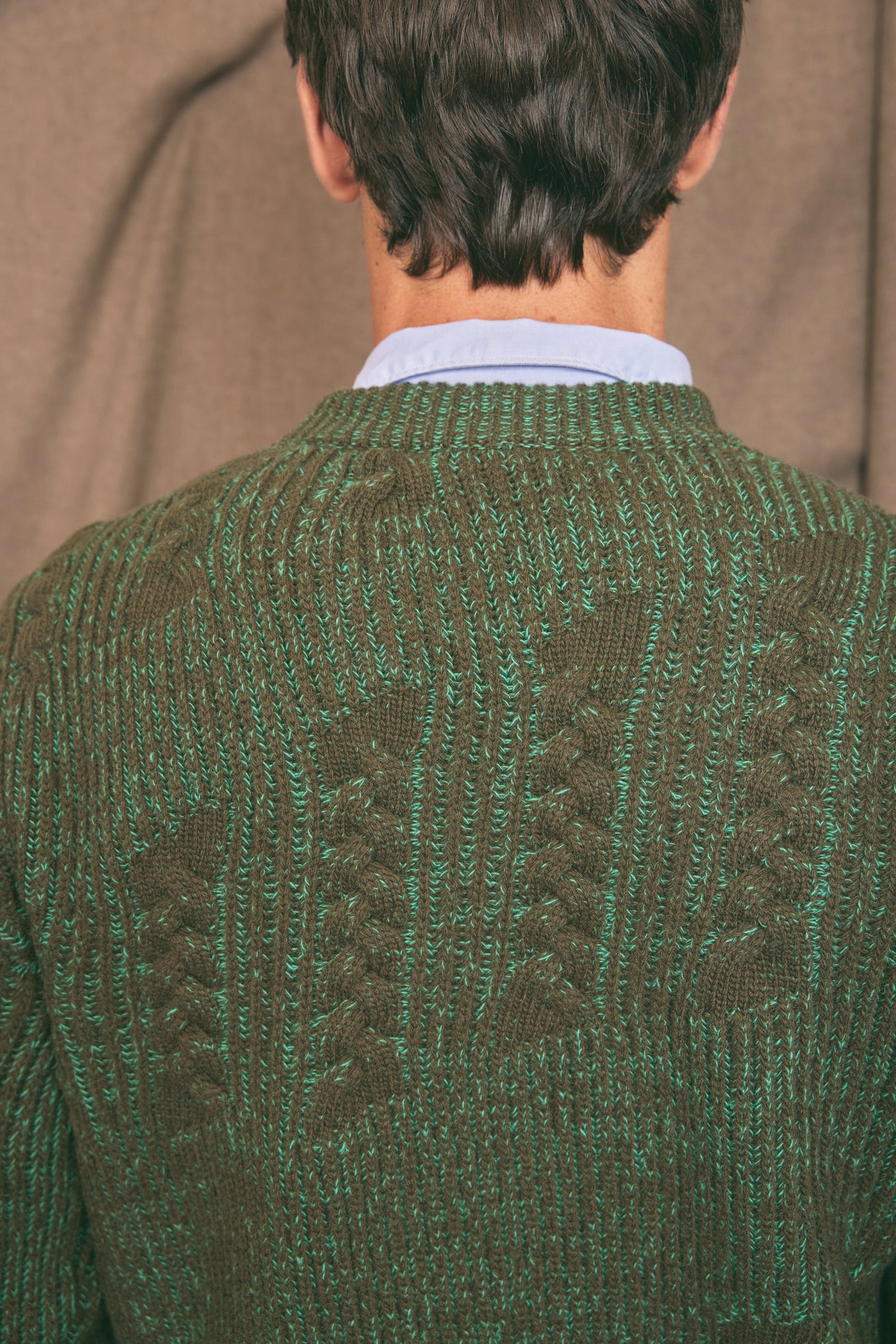 PULL TRESSÉ MILITAIRE