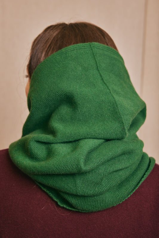 WOOL AND CASHMERE HOOD FOREST