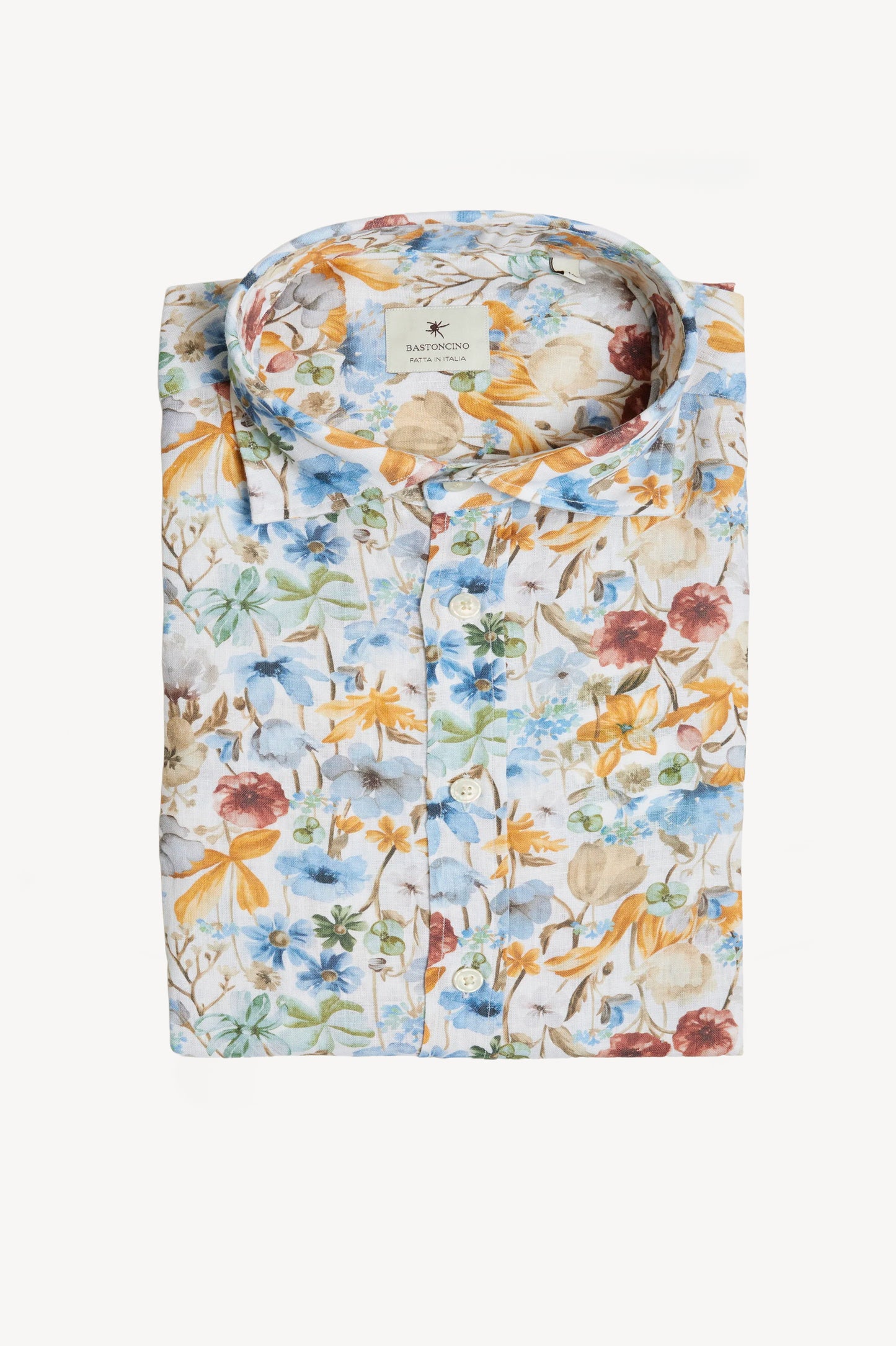 CHEMISE EN LIN MULTICOLORE