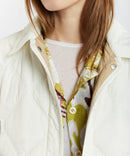 QUILTED JACKET CHALK WHITE