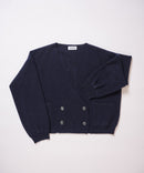 DOUBLE BREASTED CARDIGAN NAVY
