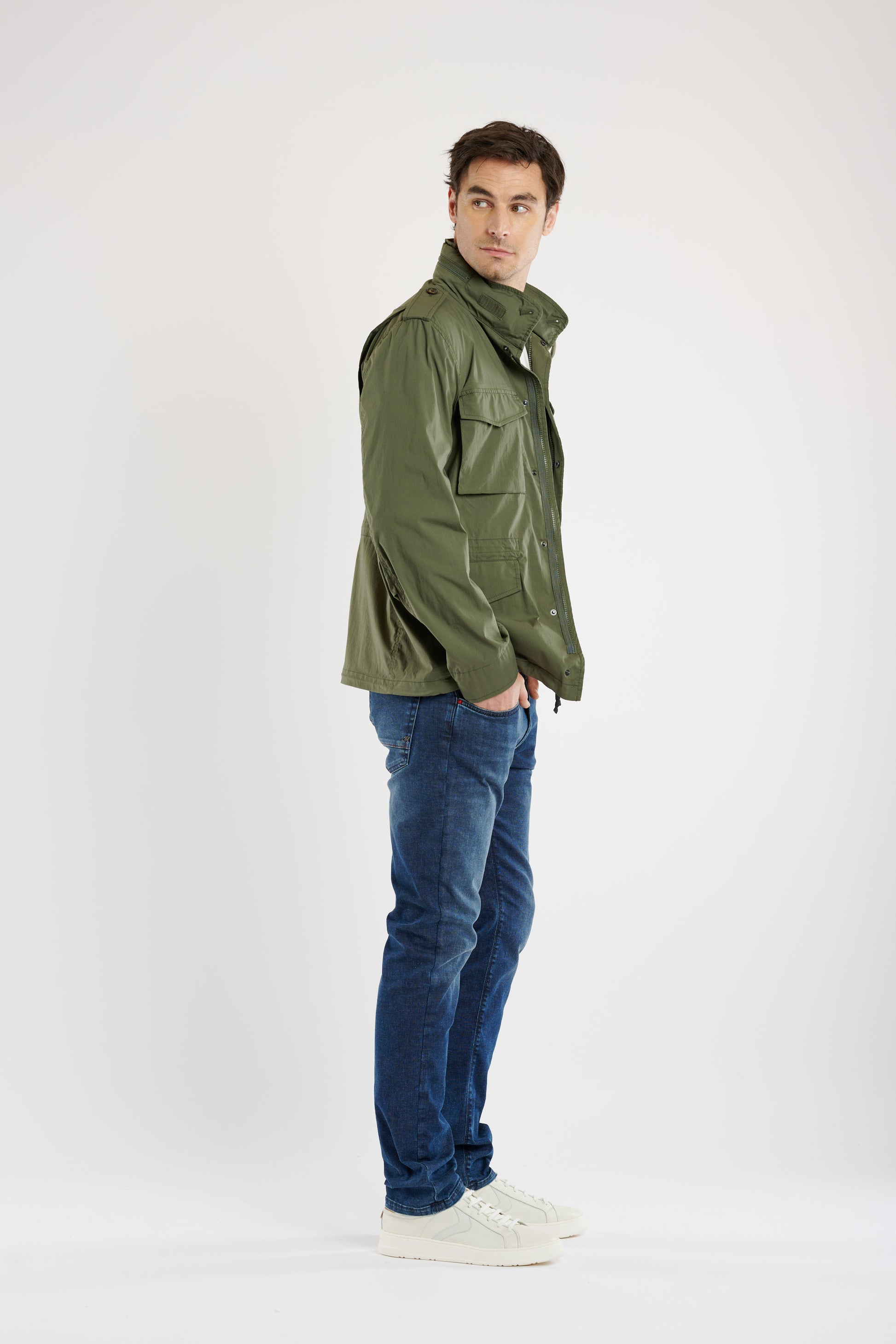 H&m Veste Jean Verte Homme Veste Saharienne Homme Veste Verte
