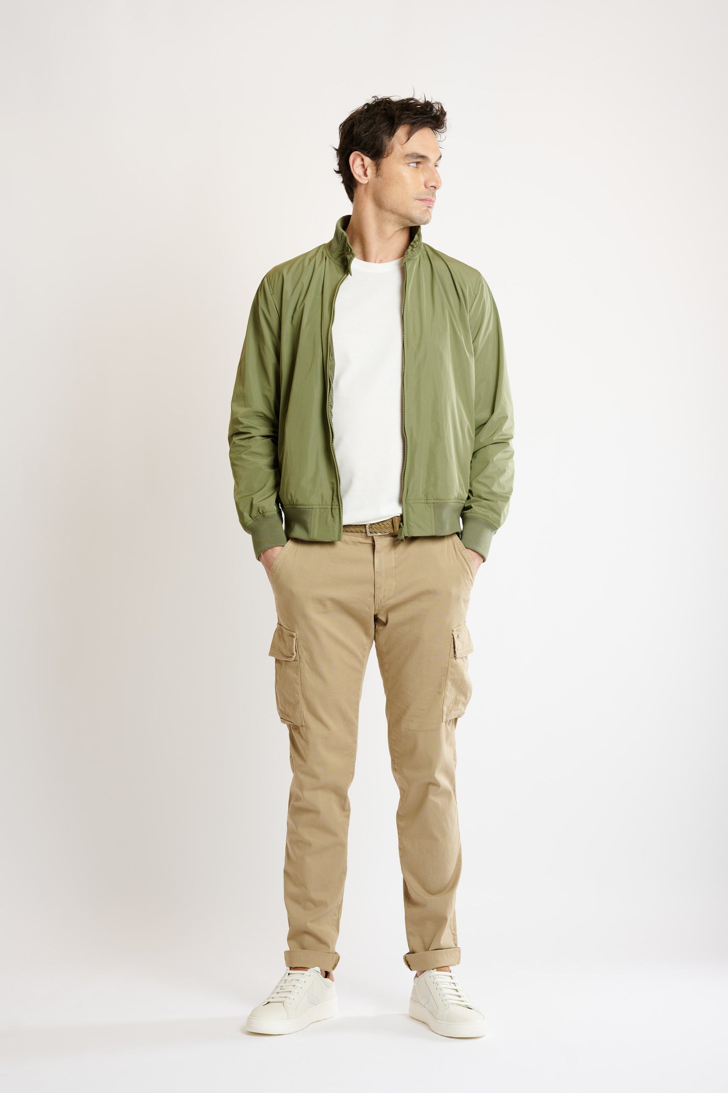 BLOUSON IMPERMÉABLE SAUGE