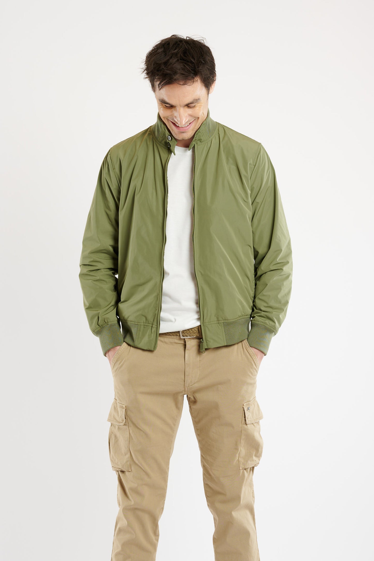 BLOUSON IMPERMÉABLE SAUGE