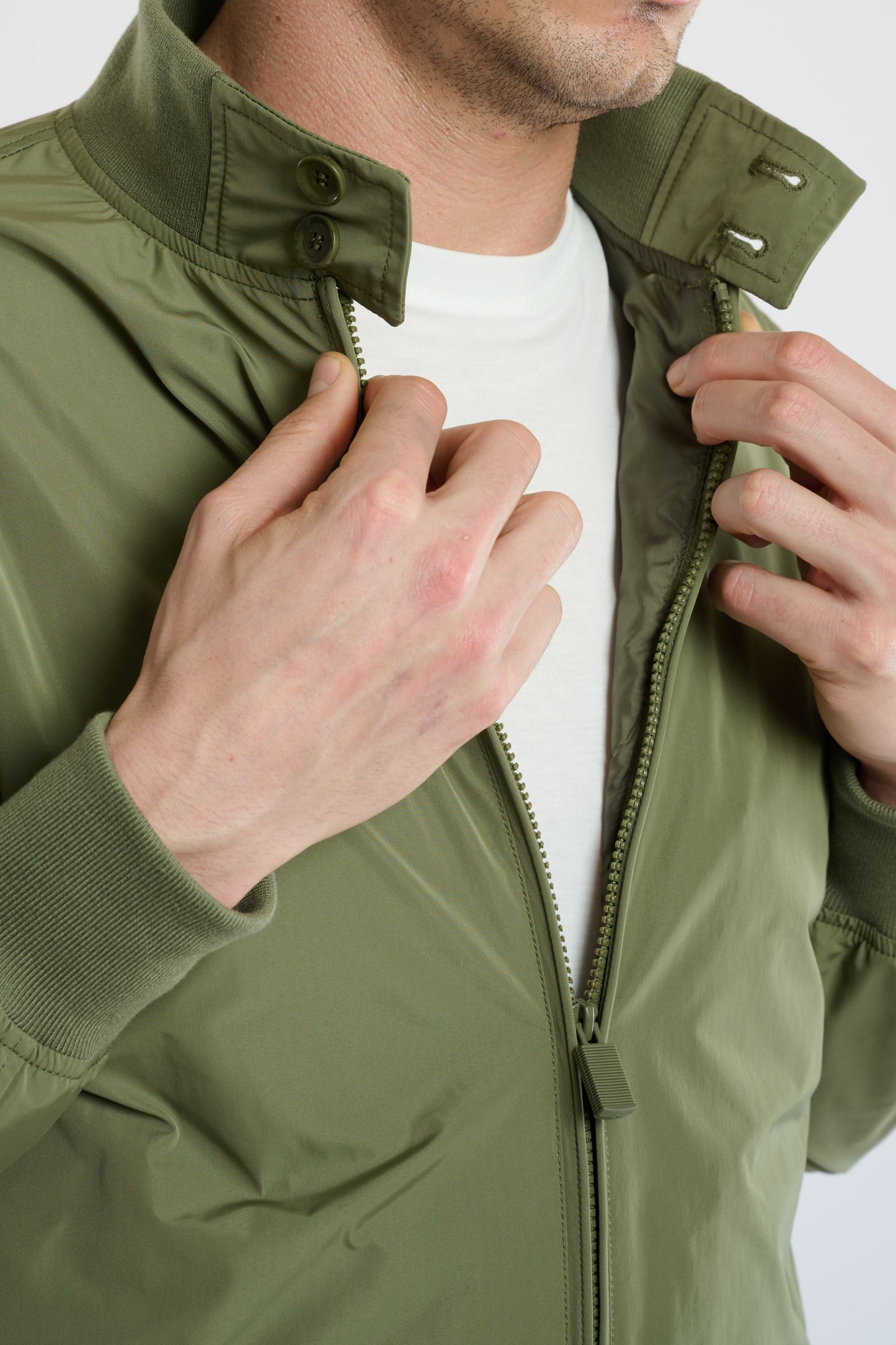 BLOUSON IMPERMÉABLE SAUGE
