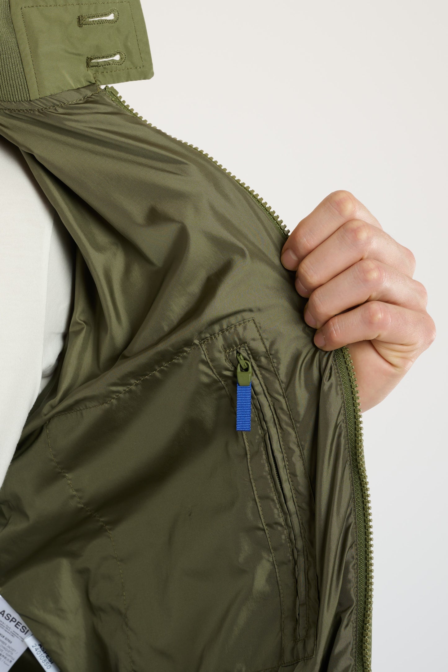BLOUSON IMPERMÉABLE SAUGE