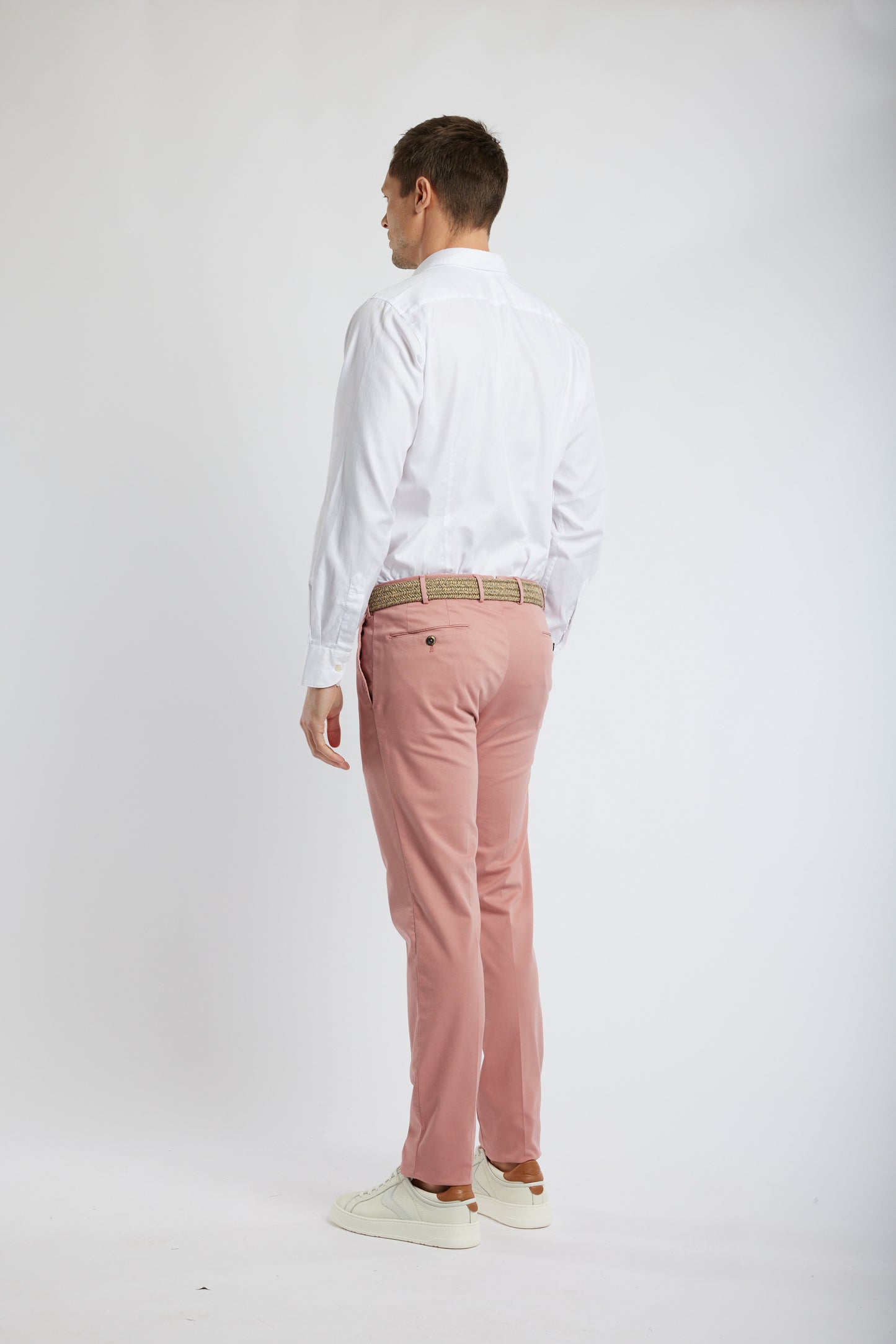SUPER SLIM FIT LYOCELL VIEUX ROSE