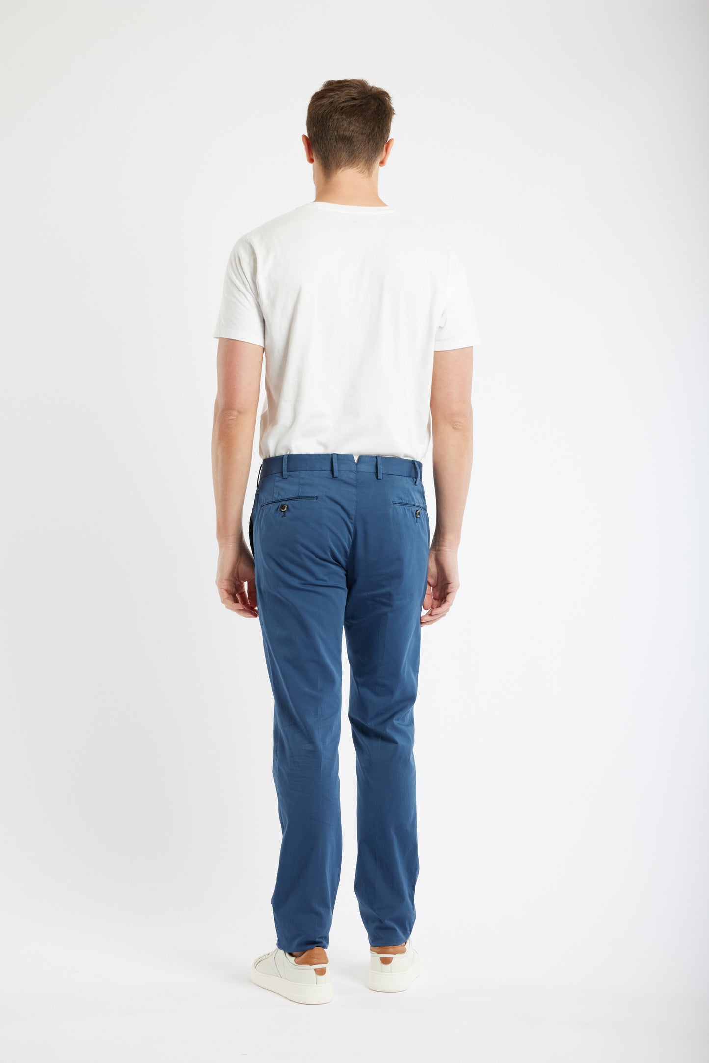 SUPER SLIM FIT COTON SOIE INDIGO