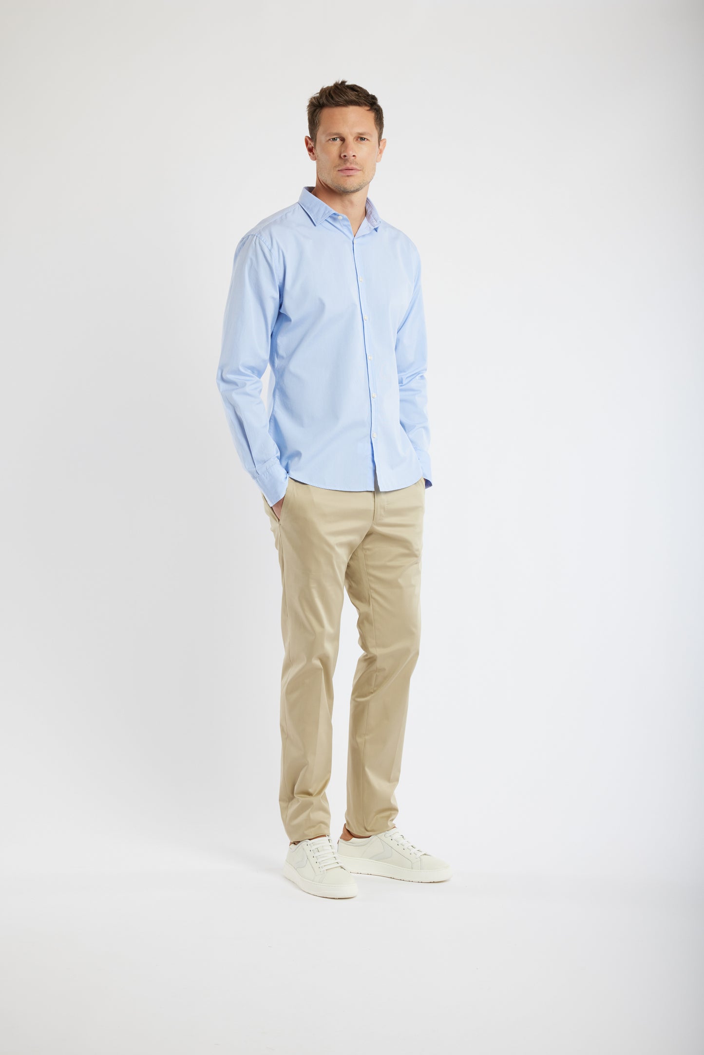 SUPER SLIM FIT SATINÉ BEIGE