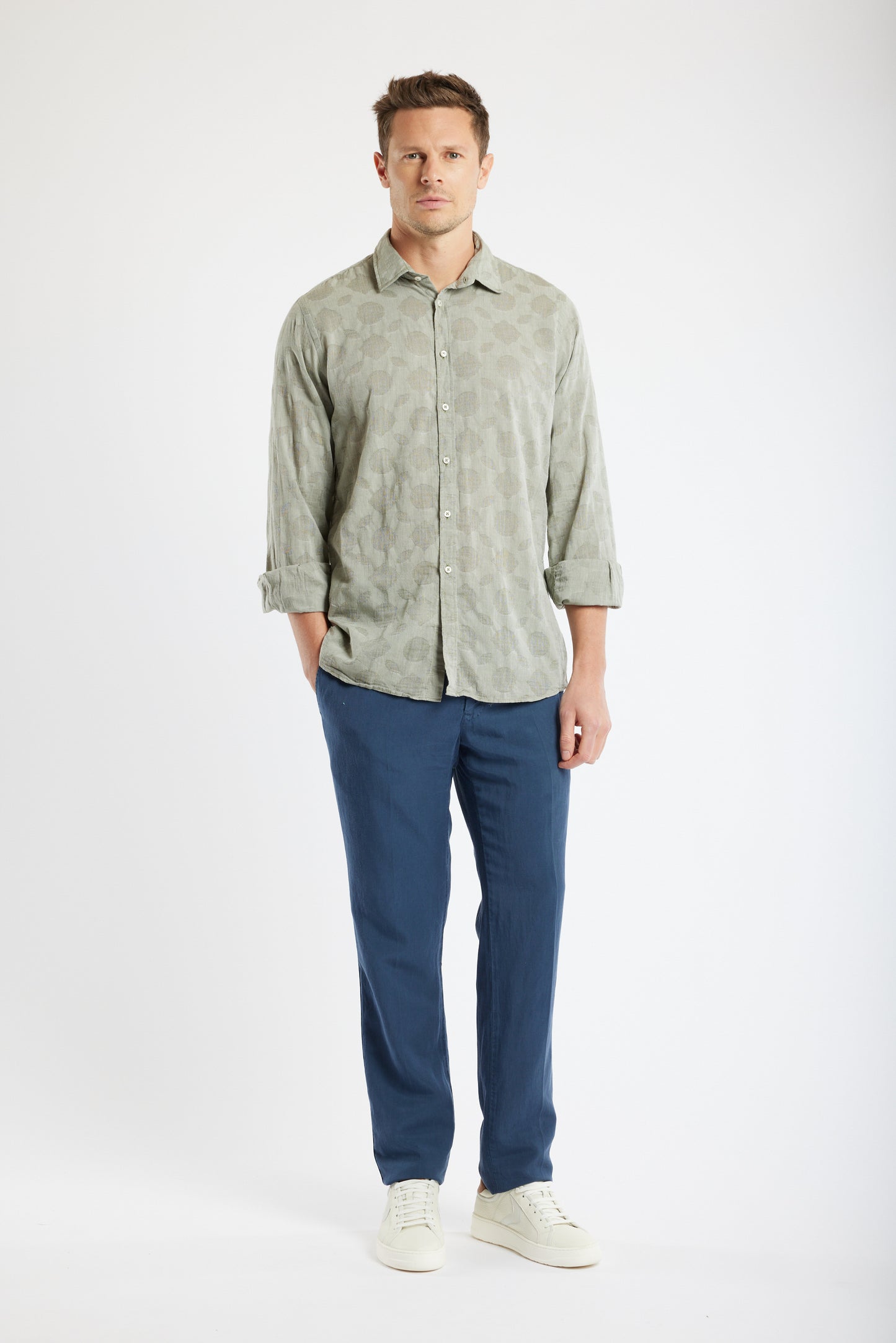 PANTALON SLIM FIT LYOCELL INDIGO