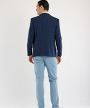 WOOL AND LINEN JACKET NAVY