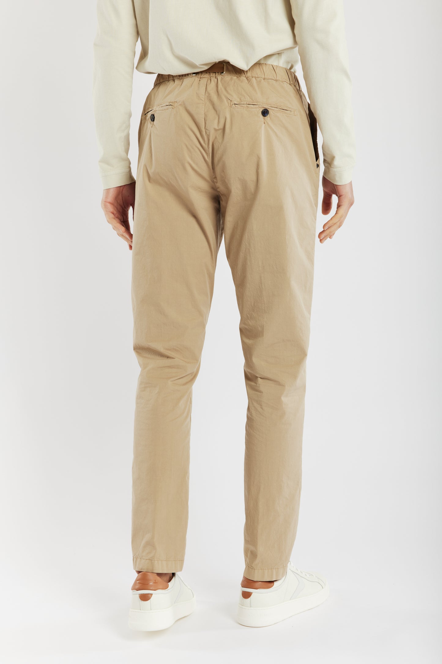 PANTALON RELAX POPELINE BEIGE