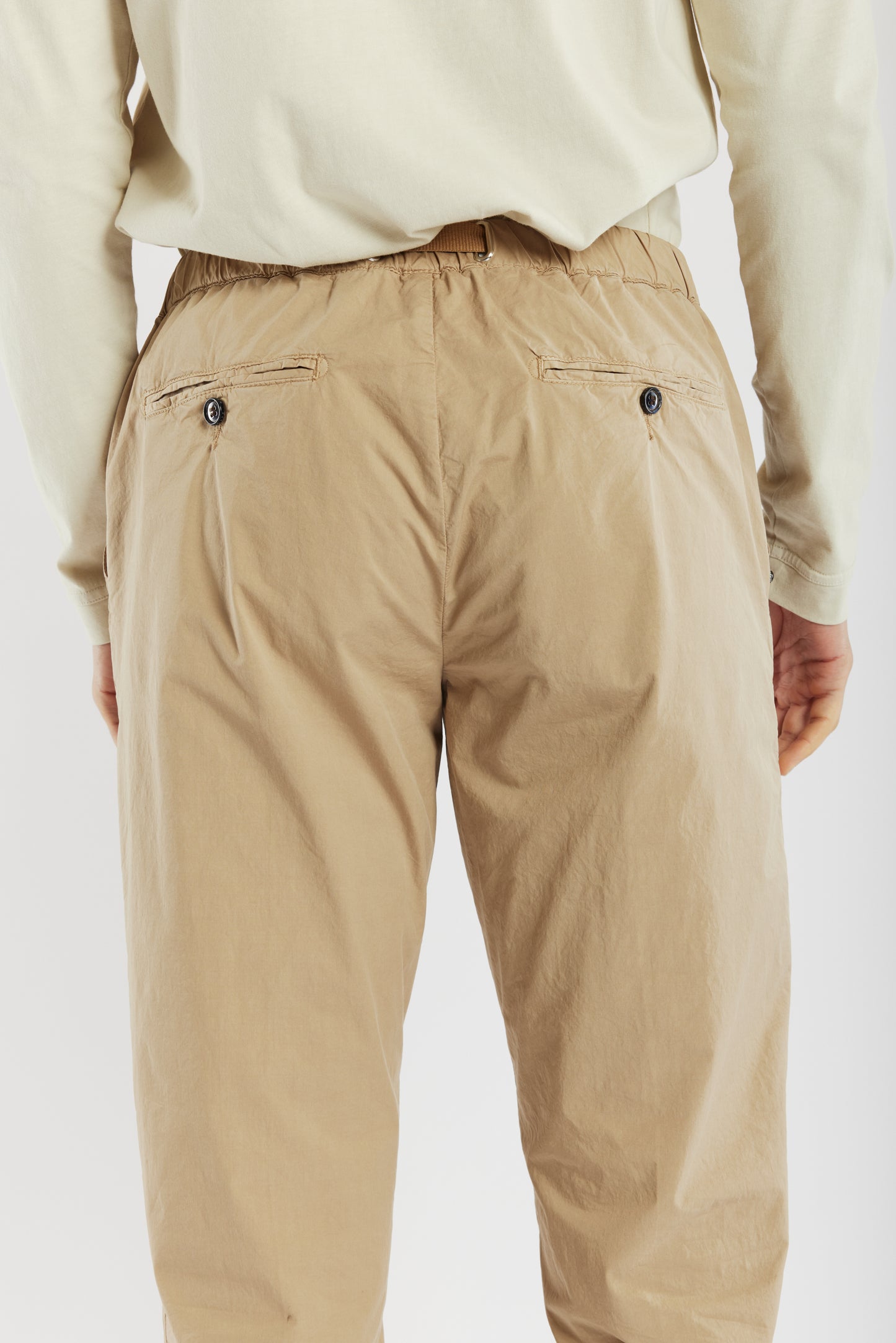 PANTALON RELAX POPELINE BEIGE