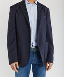 COLD WOOL JACKET NAVY
