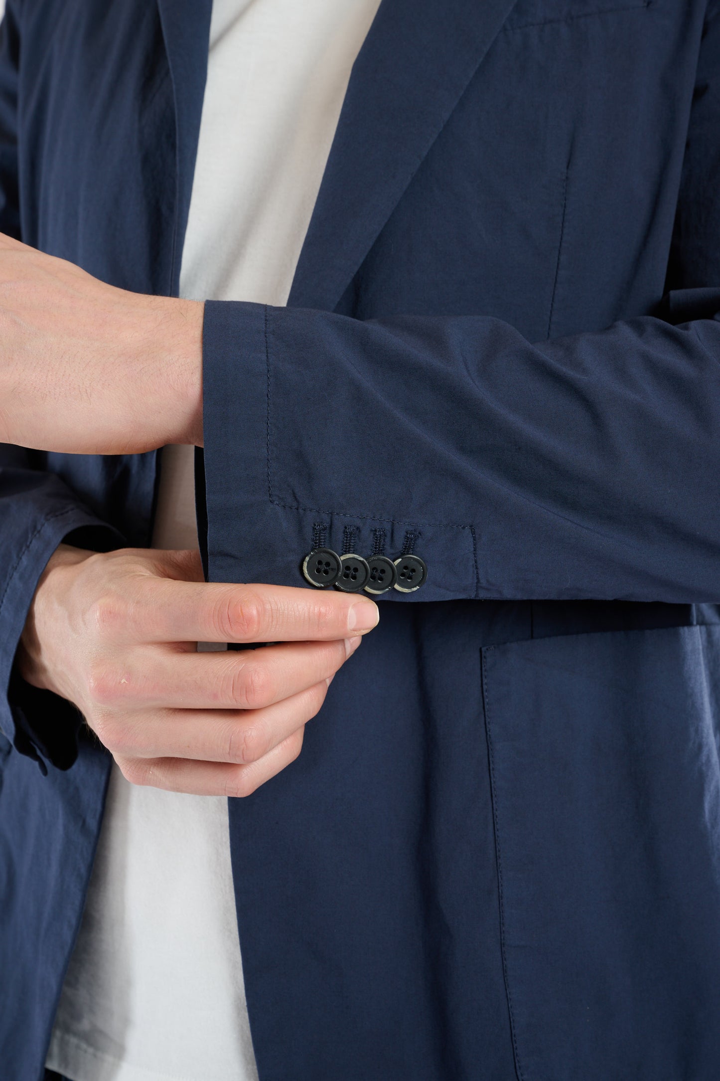 JACKET WITH TWO BUTTONS NAVY