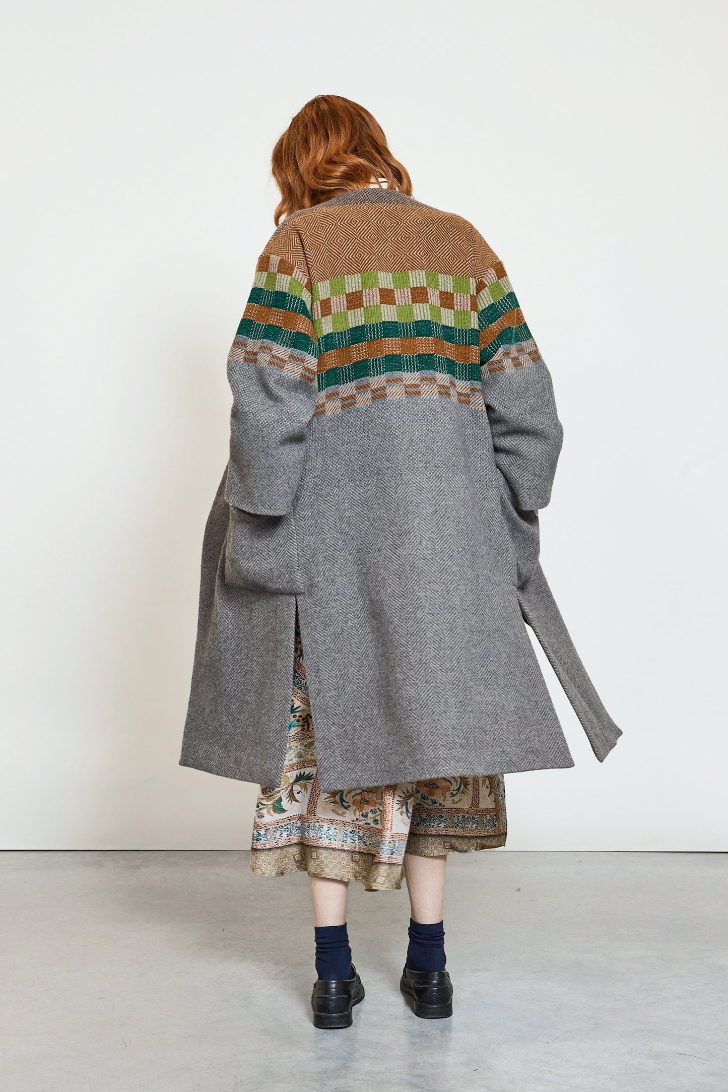 MANTEAU EN LAINE mousse