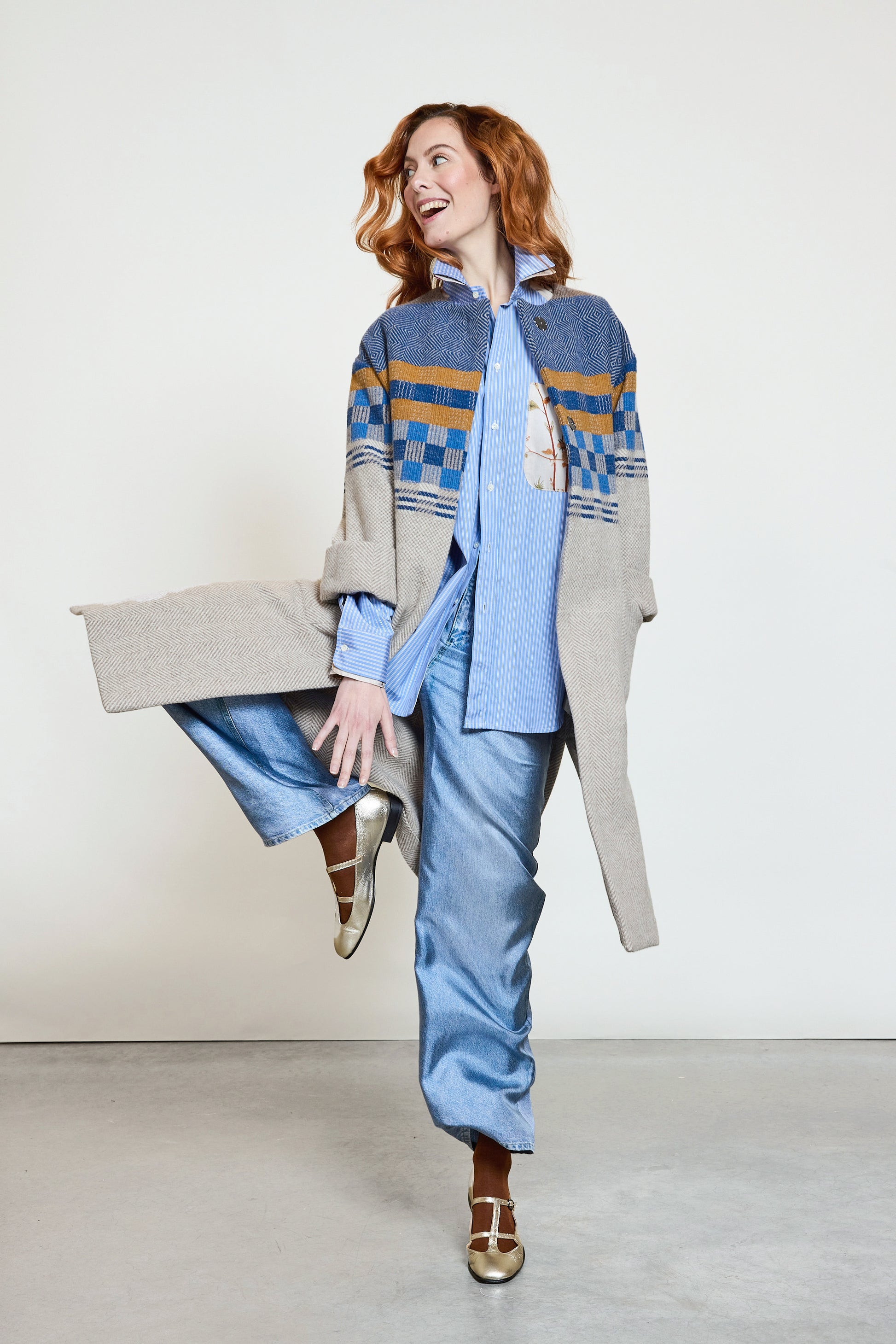 WOOL COAT navy – Victoire Paris