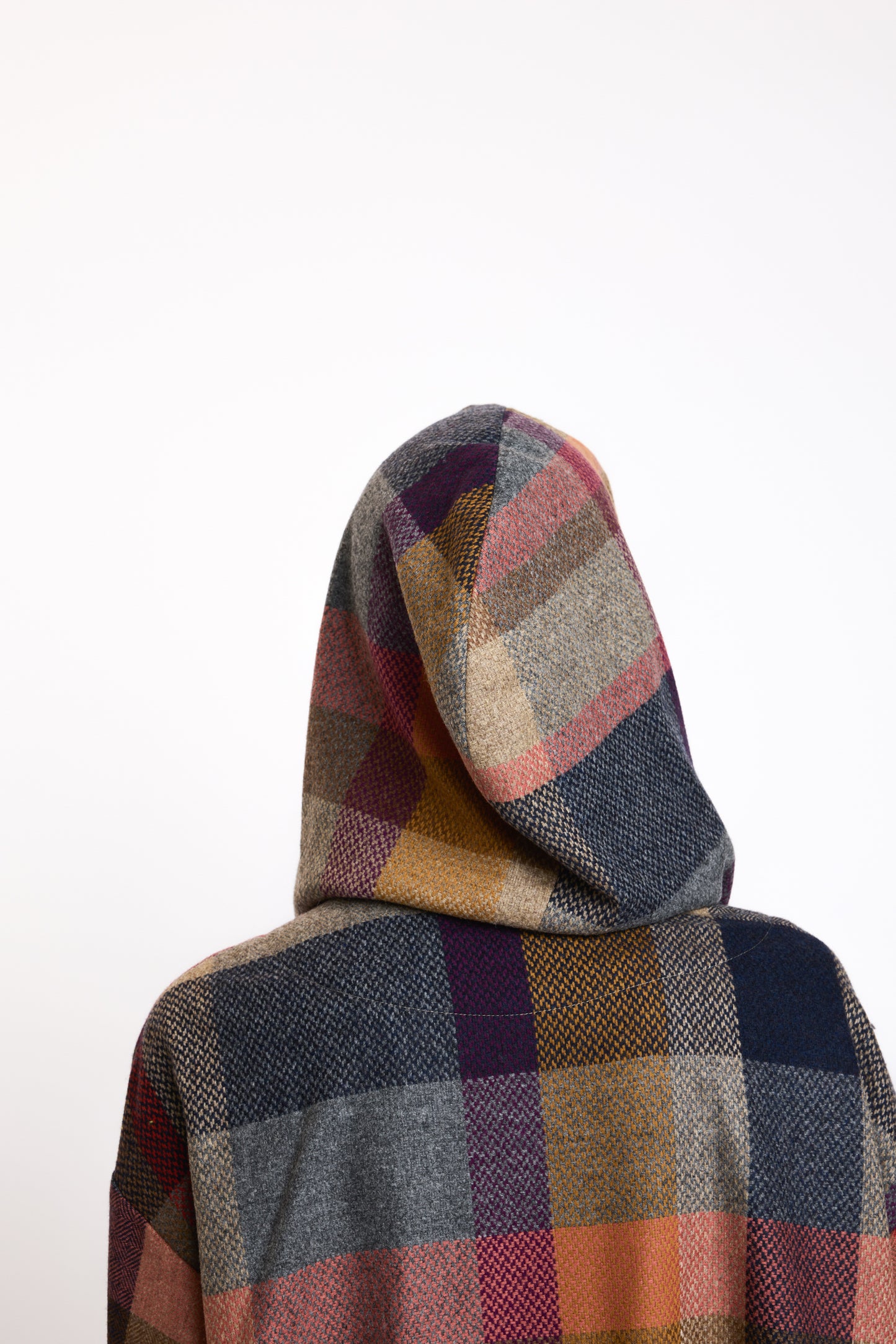 MANTEAU TARTAN FRAISE