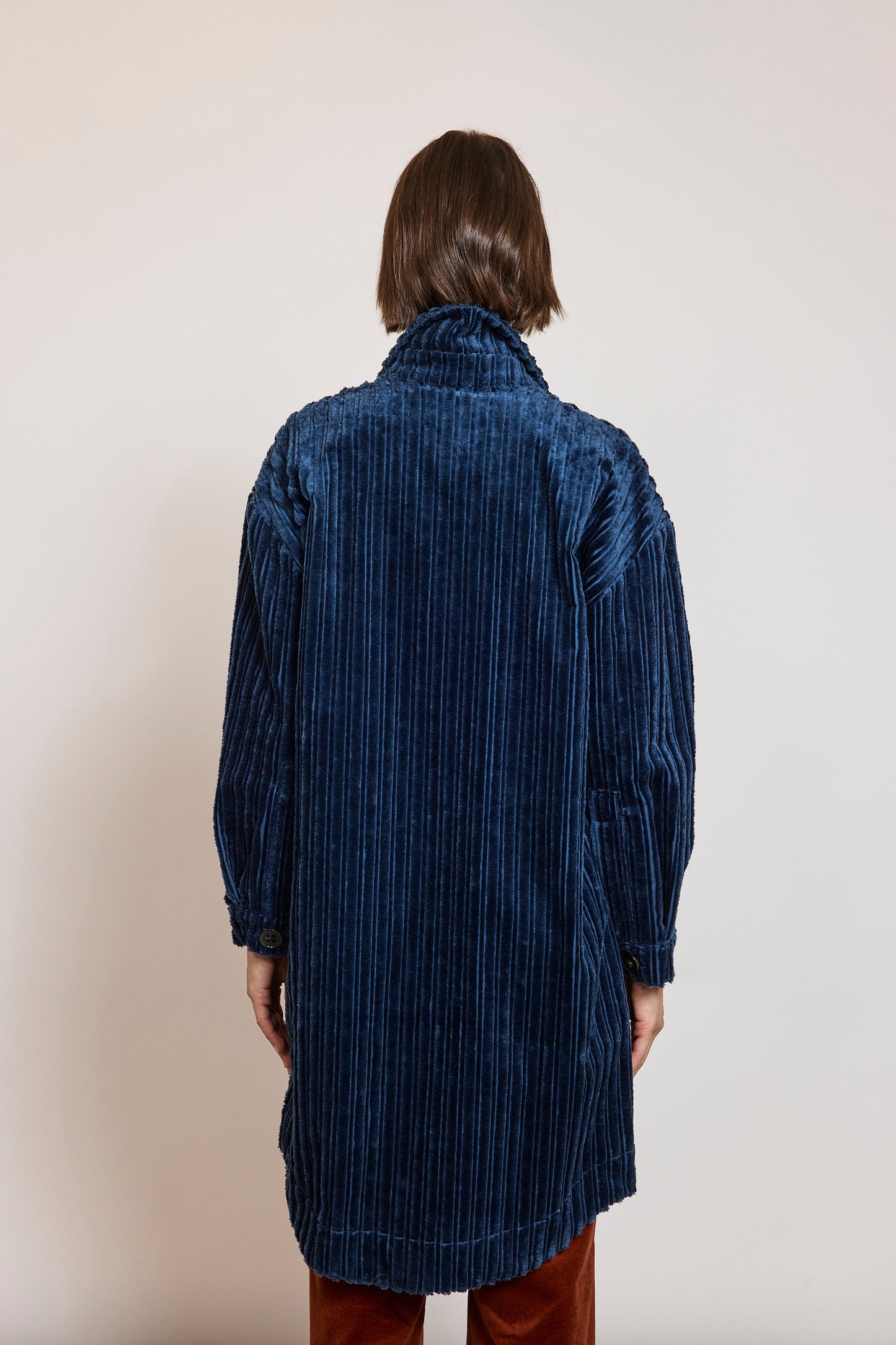 MAXI CORDUROY OVERSHIRT DENIM