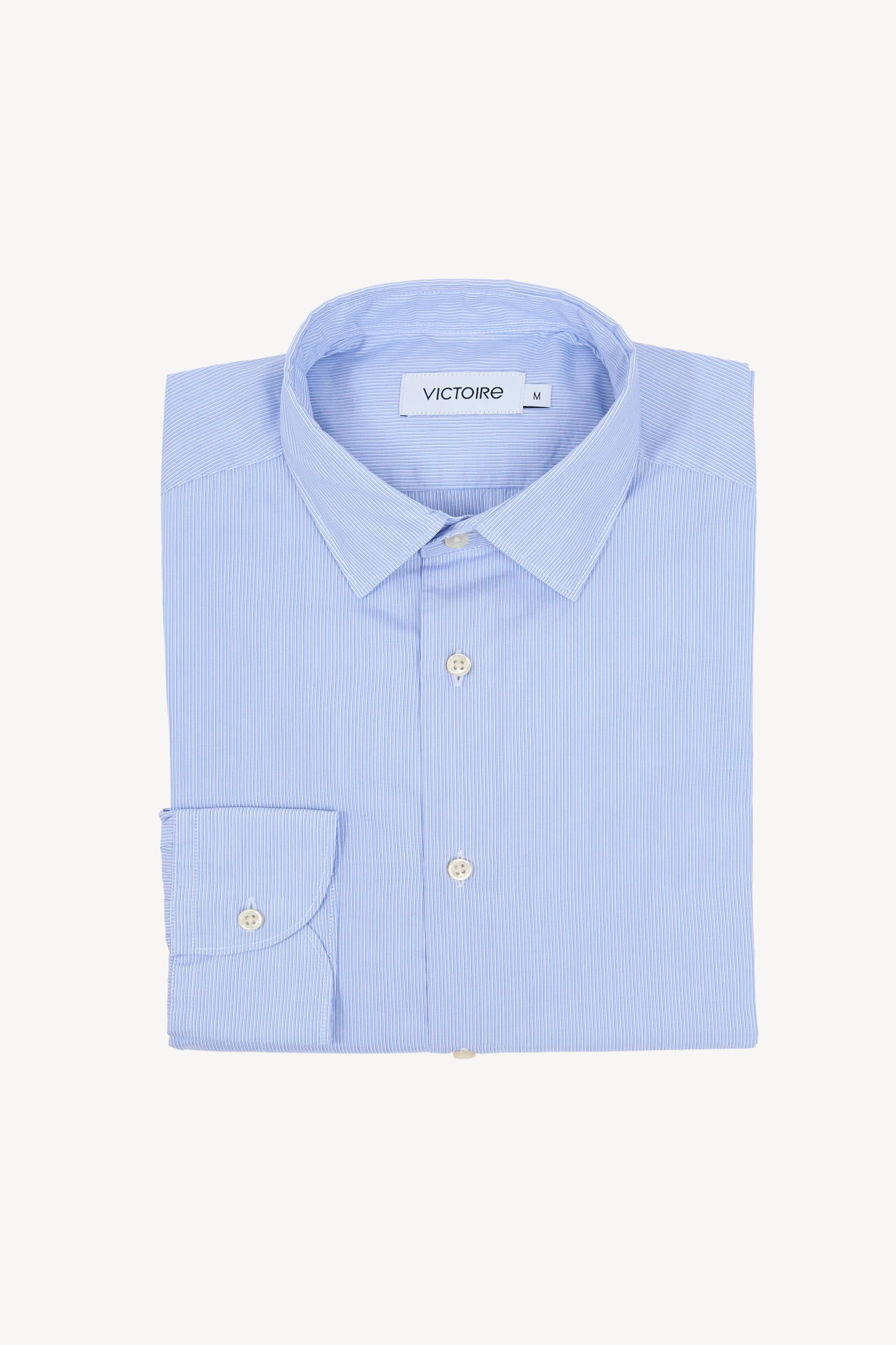 CHEMISE DROITE IRON LESS BLEUE