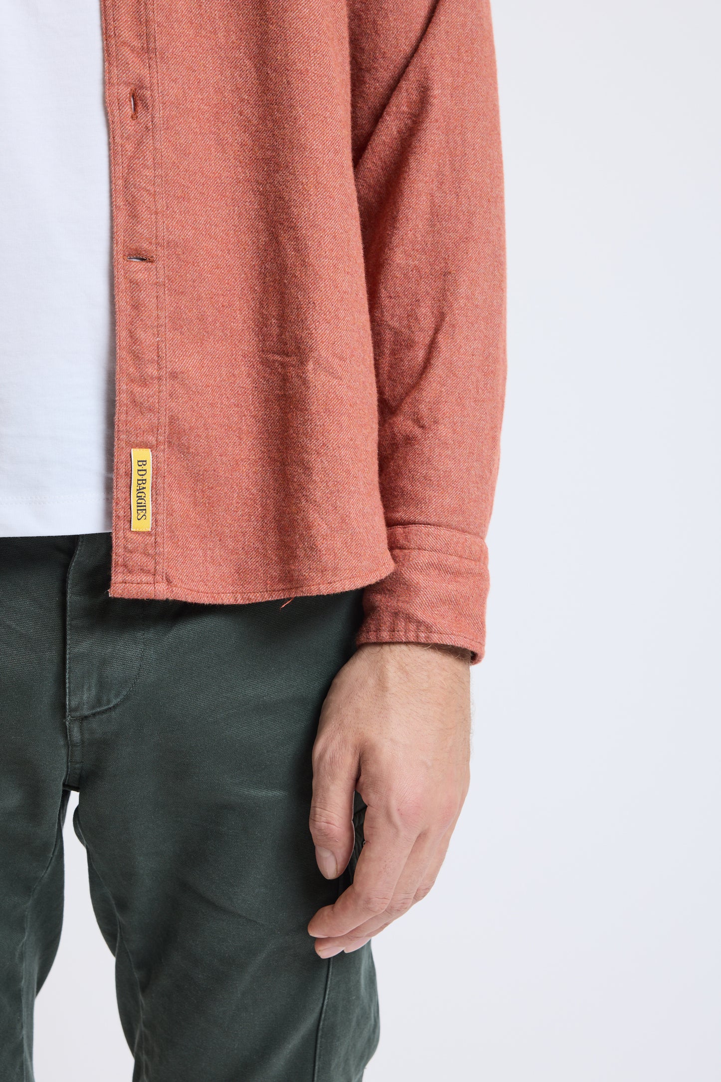 CHEMISE POCHES PILOU ORANGE