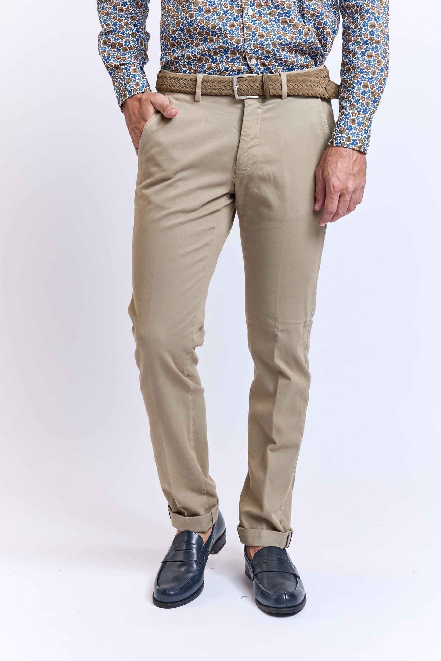 PANTALON GABARDINE MODAL BEIGE